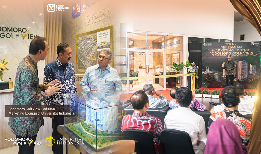 Podomoro Golf View Introduces Marketing Lounge at UI Depok 1