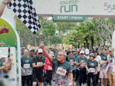 Agung Podomoro Hosts 5.5-Kilometer Fun Run for 55th Anniversary Celebration